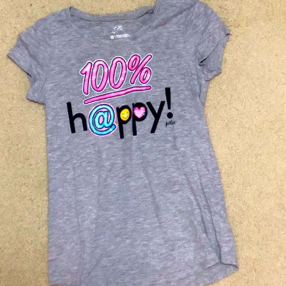 Justice “100% Happy” shirt